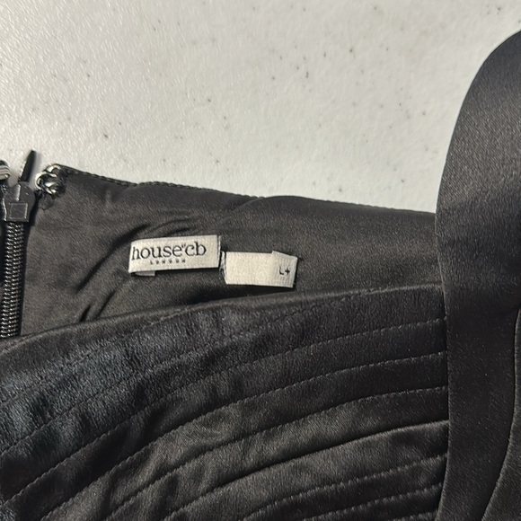 HOUSE OF CB 'Kara' Black Mini Dress‎ NWOT size XL - Picture 6 of 6